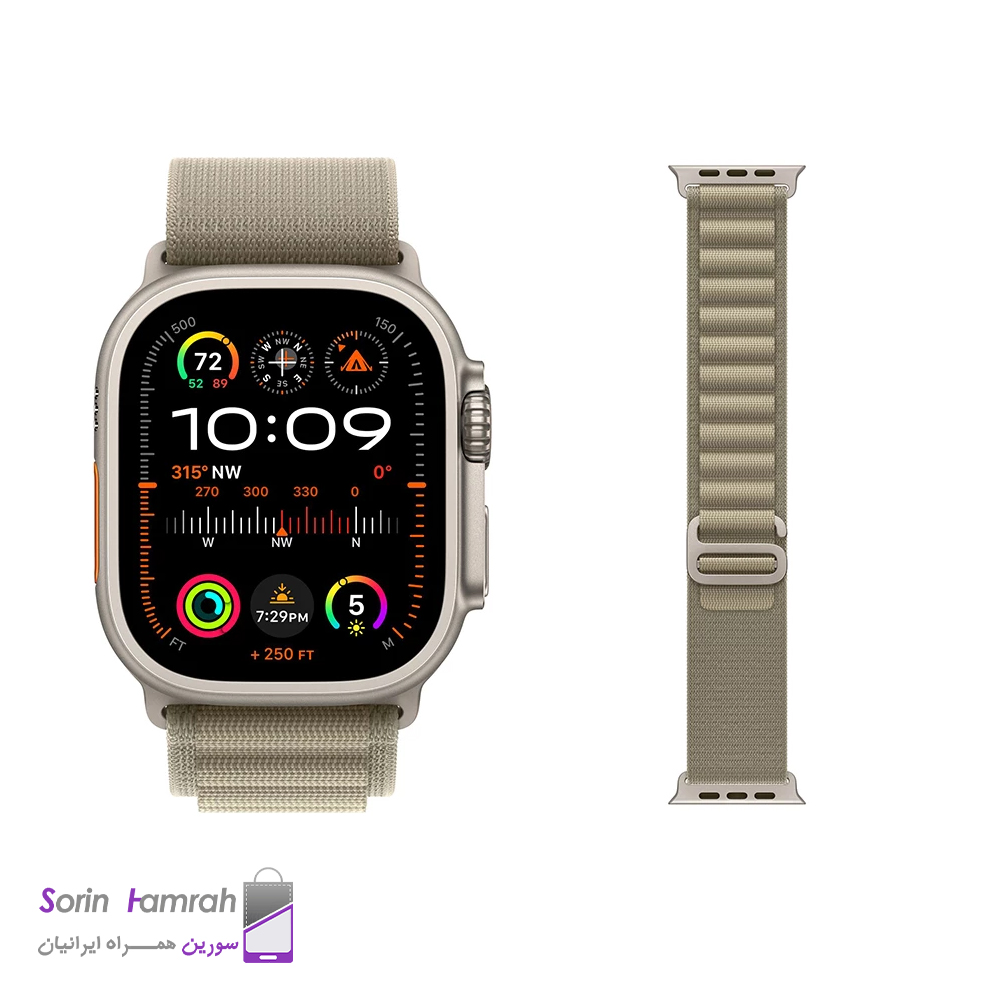 اپل واچ اولترا 2 (49mm) بدنه تیتانیوم